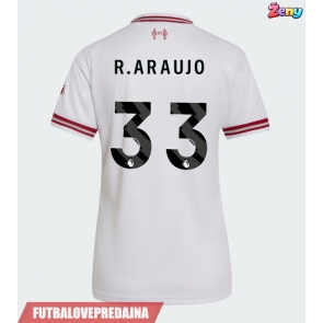 Lacne Ženy Futbalové dres Liverpool Ronald Araujo #33 2026-27 Krátky Rukáv - Preč